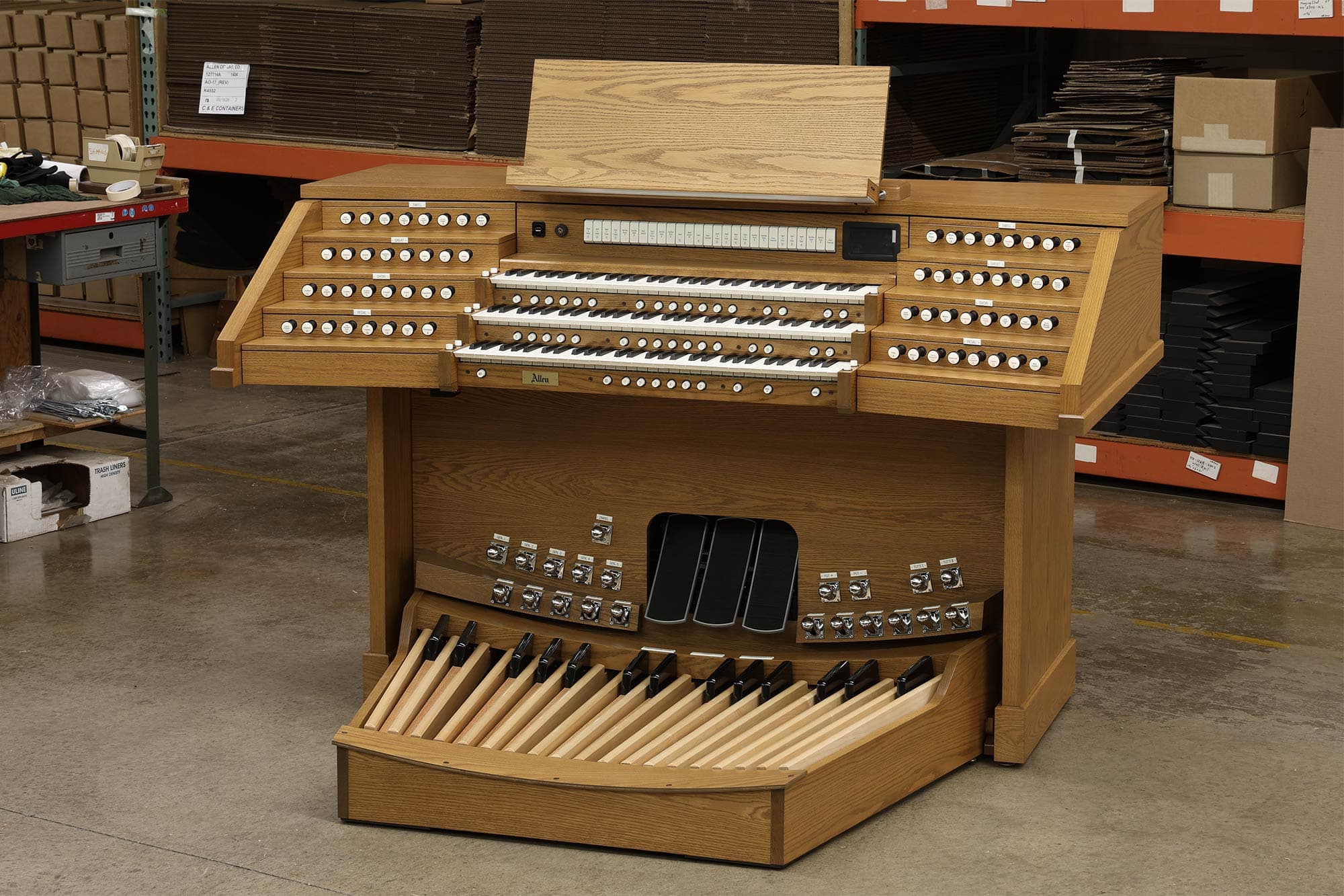 Orgue de la semaine — Allen 3 claviers sur mesure pour Ponte Vedra Beach, Florida