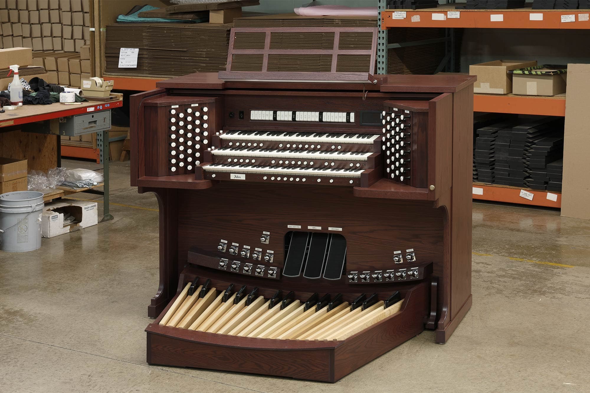Orgue de la semaine — Allen 3 claviers sur mesure pour Olathe, Kansas